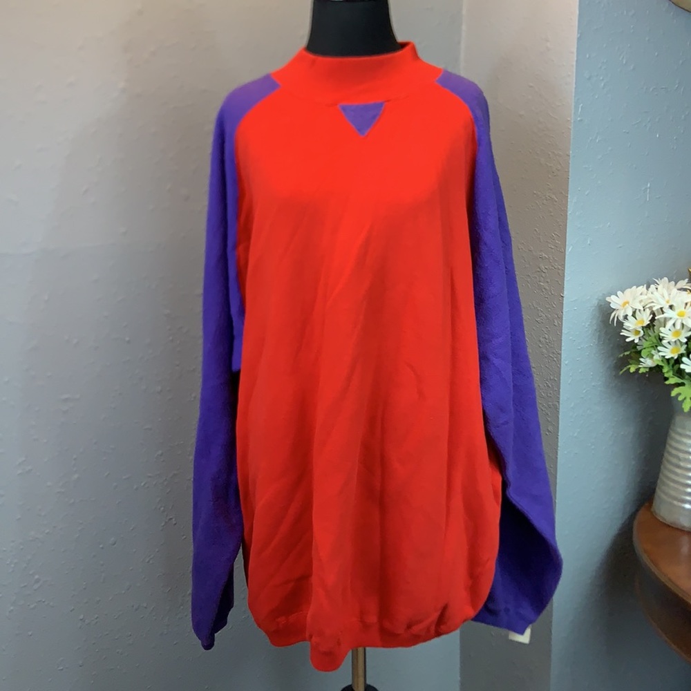 RARE Vintage 80’s Ocean Pacific Oversized Sweatshirt Grunge Top Vibrant Colors